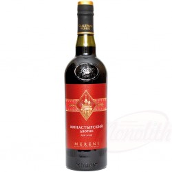 Vino de Moldavia, rojo, dulce Monastirskij Dvorik 13% vol. 0.75l