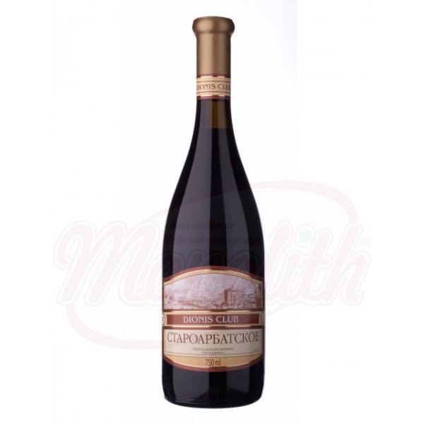 Vino Staroarbatskoe  12 tinto semi dulce  750 ml - Moldavia