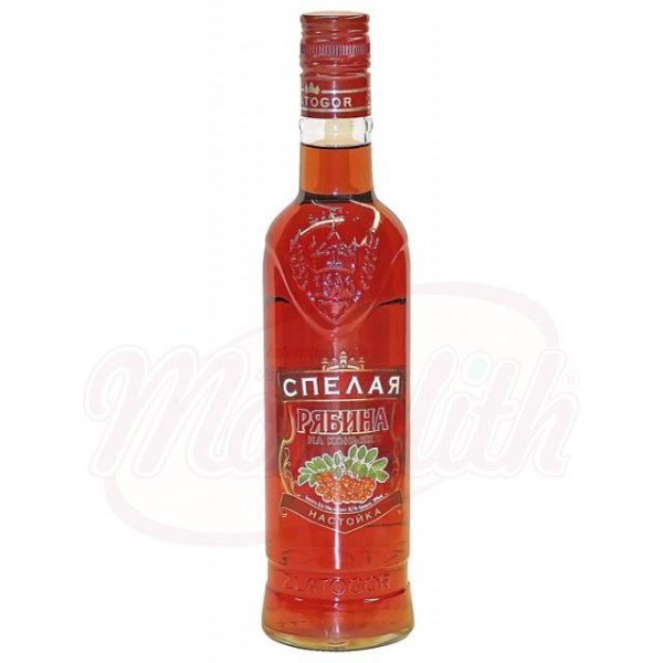 Сладкая настойка Рябина на коньяке 20алк.  0.5l - ЛИКЕРЫ