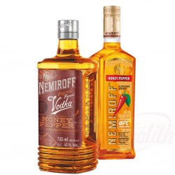Vodka Nemiroff sabor miel y pimienta 40% alc.  0,7 L