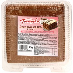 Base tarta bizcocho con cacao Timosha 500 g