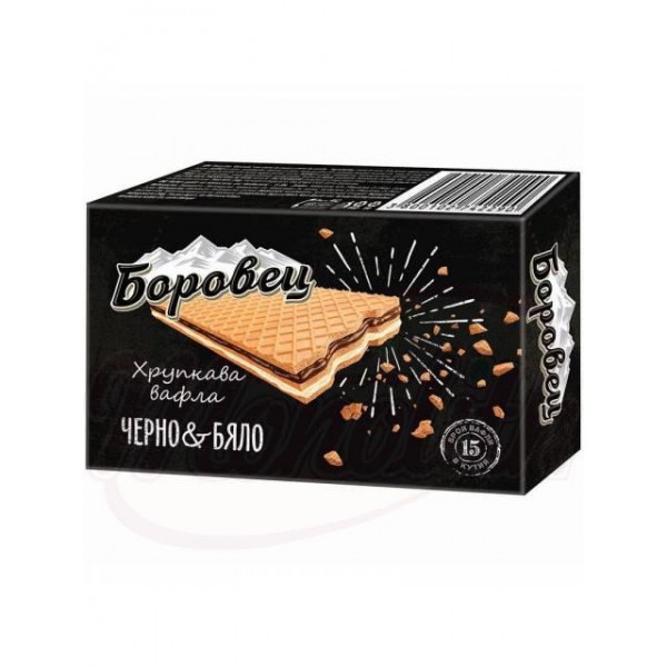 Barquillos Borovets blanco&negro  250 g