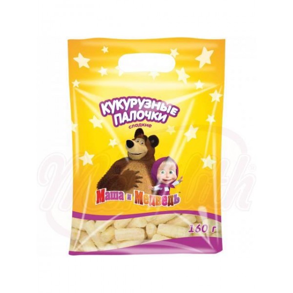 Кукурузные палочки  Маша и Медведь 160 g - Польша
