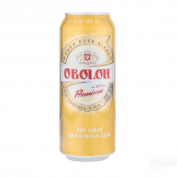 Cerveza Obolon Premium 5,0% 0.5l lata