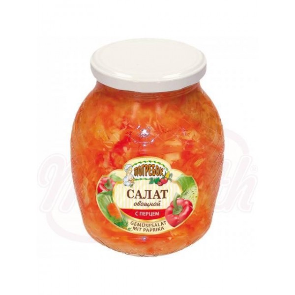 Салат овощной с перцем 840 g - Польша