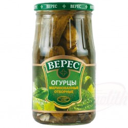 Огурцы маринованые слабокислые Верес 770г