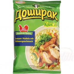 Fideos instantáneos "Doshirak Quisty" con sabor a pollo