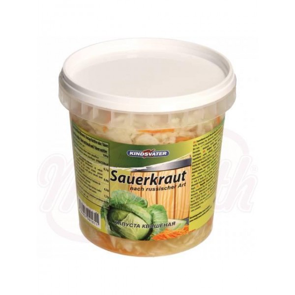 Капуста квашеная 1000g - Овощи