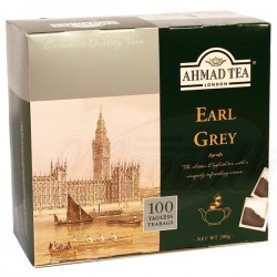 Té negro  "Ahmad-Earl Grey" TAGLESS 100 bolsitas de 2g