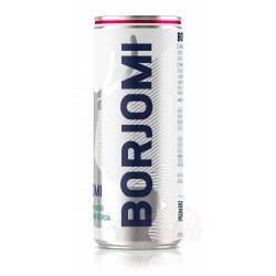 Agua mineral natural con gas "Borjomi" lata 0.33l