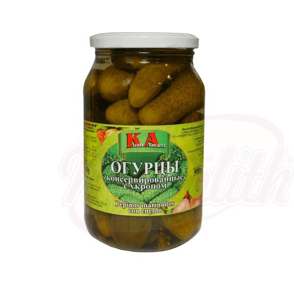 Огурцы с укропом 860 g - Польша