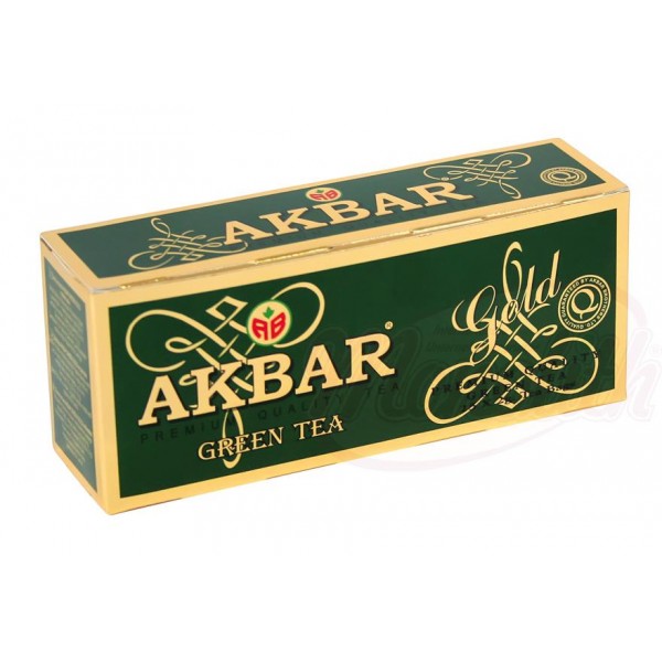Té verde largo chino "Akbar Gold" 25x2g - Alemania