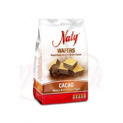 Rollos de barquillo con cacao Naty 180g