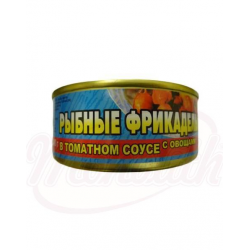 Рыбные фрикадельки в томатном соусе с овощами 240g