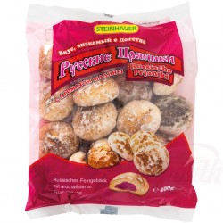 Русские пряники "Фруктовый сад" с малиновой начинкой 400g