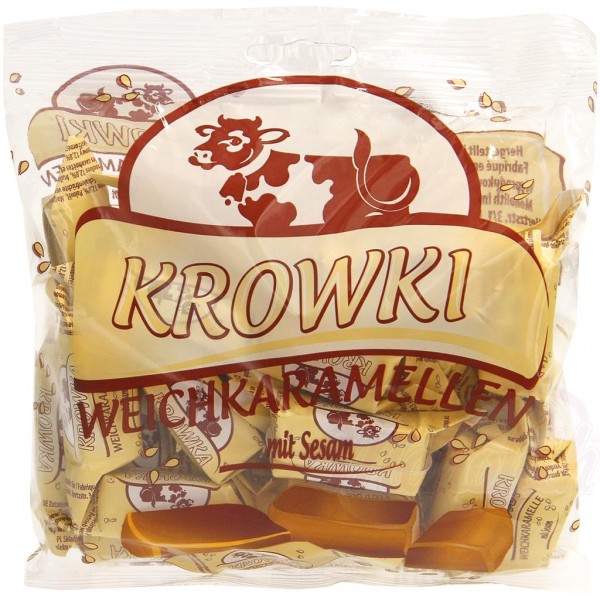 Caramelos blandos polacos con sésamo "Krowki" 300g - Polonia