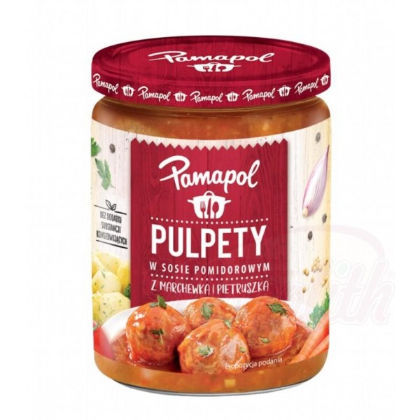 Albóndigas polacas en salsa de tomate "PAMAPOL" 500g - Polonia