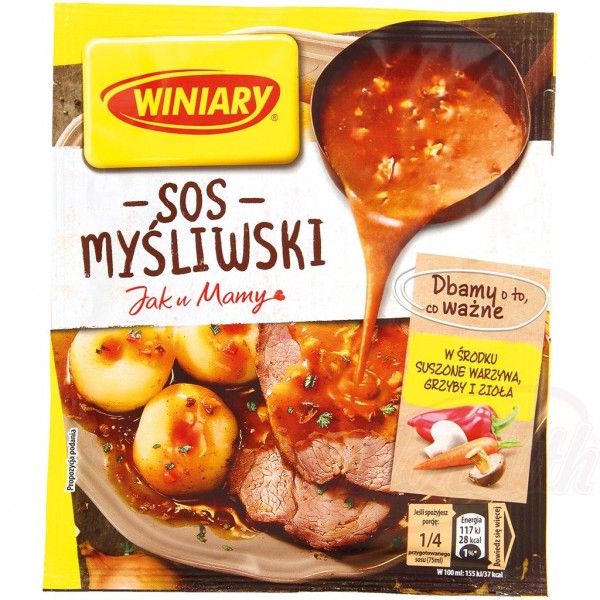 Salsa de cazador polaco "Winiary" 30g - Polonia