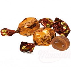 Caramelos "COFFEELIKE" con relleno con sabor a leche y café 100g