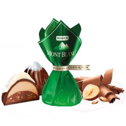 КОНФЕТЫ "Монблан" с дроблёным лесным орехом 100g