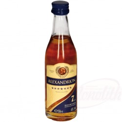 Cognac rumano "Alexandrion" 7 estrellas 40% vol. 50 ml 