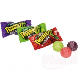 КАРАМЕЛЬ ЛЕДЕНЦОВАЯ С ФРУКТОВО-ЯГОДНОЙ НАЧИНКОЙ "PEPPINEZZZ". 100g