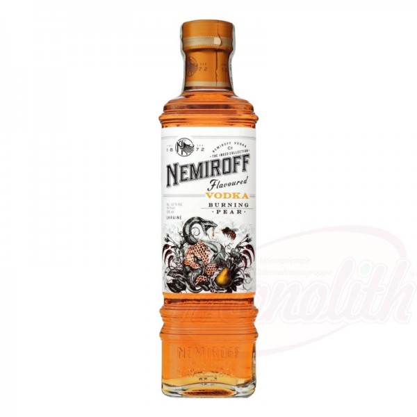 Vodka "Nemiroff burning pear" 40 vol. 0.5L - Ucrania