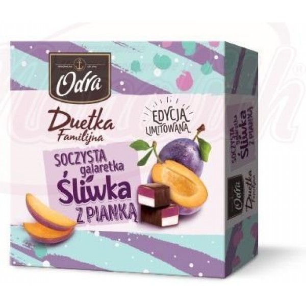 Bombones de ciruela Duetka "Odra" 420g - Polonia