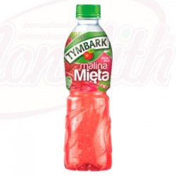 Refresco polaco frambuesa menta "Tymbark" 0.5L